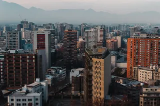 建筑物的空中拍摄