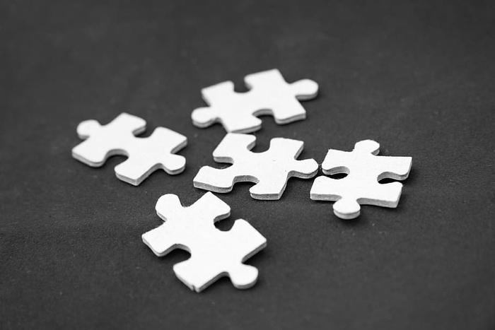 五，白色，拼图，拼图，马赛克，秘密，谜语，神秘
