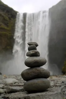 凯恩,瀑布,自然,岩石物体,禅,石头物体,平衡,宁静的场景 凯恩,瀑布,自然,岩石物体,禅,石头物体,平衡,宁静的场景