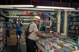 新加坡、罗氏、中国、唱片、商店、旧版、交叉处理、分割色调