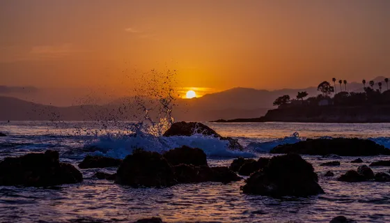 海浪,岩石,金色,小时,海滩,日落,沙滩,海洋 海浪,岩石,金色,小时,海滩,日落,沙滩,海洋