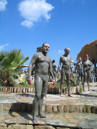 克雷，土耳其，旅行，旅游，旅行，人，人，快乐