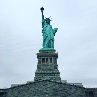 美国，纽约，自由岛，雕塑，人类表现，雕像，旅游目的地，女性肖像
