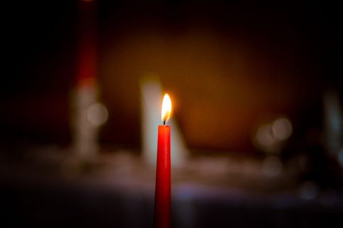 蜡烛、火、火焰、花、植物、花朵、花瓣、锻造