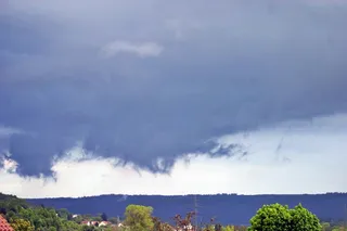 雨前，云，天气，蓝色，雨，情绪，戏剧，黑暗