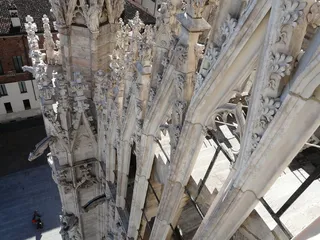 大教堂，米兰，建筑，已建结构，白天，建筑外部，过去，建筑