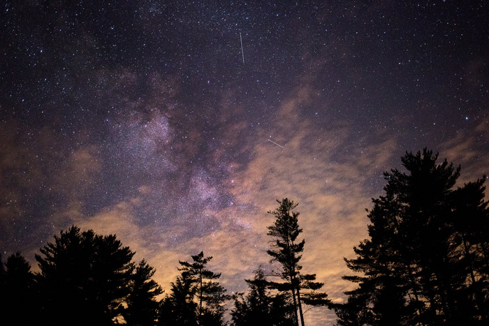 星座，宇宙，黑暗，探索，银河，自然，夜晚，户外