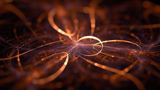 美丽，电线，发光，效果，抽象，运动，没有人，自然