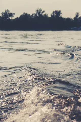 海浪浅聚焦摄影