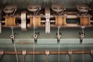 creswick，澳大利亚，细节，表盘，羊毛，羊毛，羊毛厂，编织