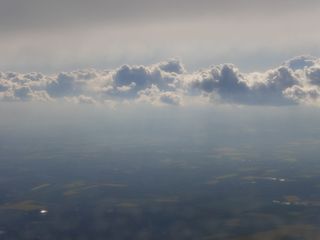 天空, 飞机, 云, 云-天空, 自然之美, 宁静, 风景-自然, 宁静的场景