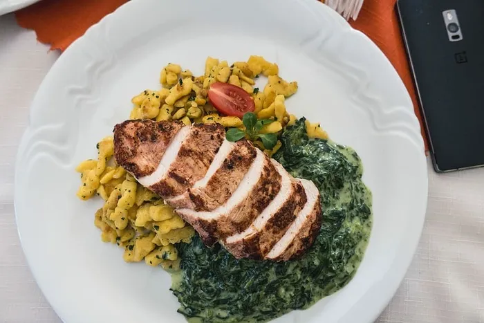 菠菜土豆鸡胸肉