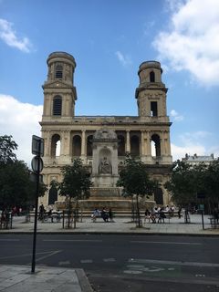 圣苏尔皮斯，巴黎，建筑，天空，建筑结构，云天，旅游目的地，建筑外观