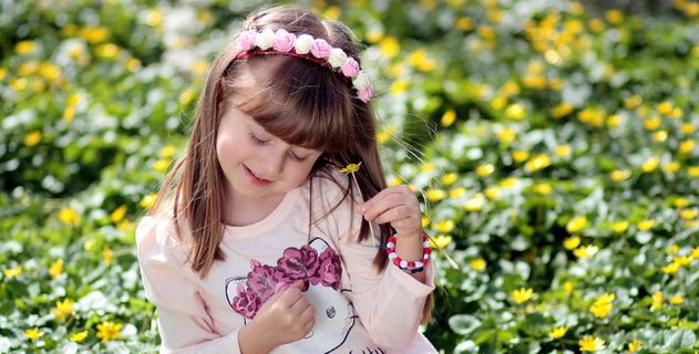 天使，小女孩，公主，自然，多姆，孩子，孩子