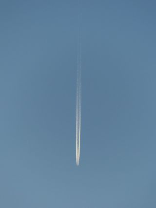 飞机、飞行、轨迹、旅行、天空、度假、喷气推进、蒸汽轨迹