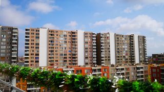 部门、天空、社区、蓝色、石灰、秘鲁、公寓、和平一百周年