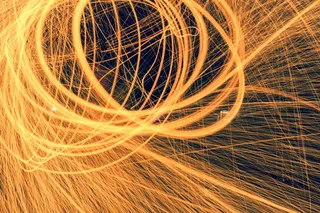 光、火、长曝光、光条纹、抽象、运动、图案、模糊运动