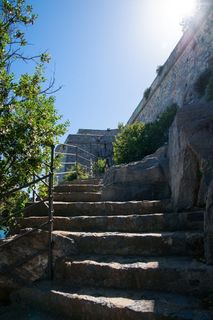 楼梯，建筑，墙壁，楼梯，逐渐，石阶，建筑，历史