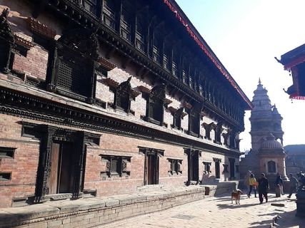 Bhaktapur Durbar广场位于尼泊尔Bhaktapur。 Bhaktapur Durbar广场位于尼泊尔Bhaktapur。