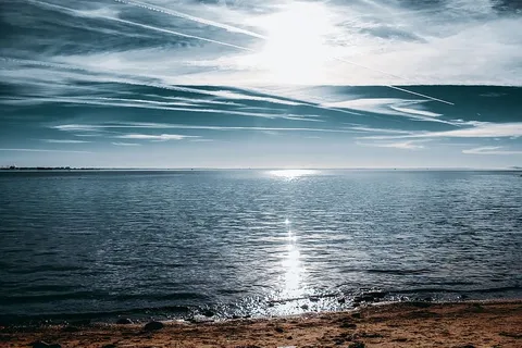海,太阳,佳能,高清,墙纸,水,蓝色,地平线 海,太阳,佳能,高清,墙纸,水,蓝色,地平线