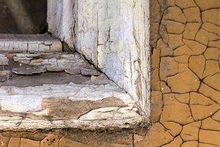 门，窗，旧，木材，木纹，旧油漆，裂缝，自然