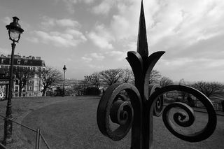 帕维斯，圣心，泰特广场，蒙马特，巴黎，圣心大教堂，天空，云天