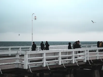 波兰,索波特,码头,大海,码头,人们,海边,码头 波兰,索波特,码头,大海,码头,人们,海边,码头
