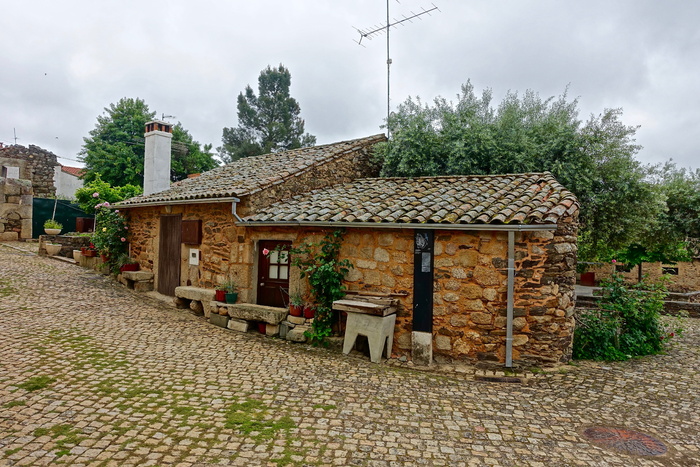 小屋，石头，传统，家，建筑，树木，建筑外观，建筑结构