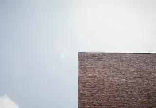 建筑，墙，天空，太阳，晴空，灰色，砖块，砖块