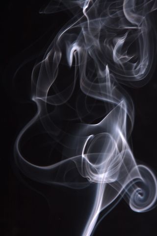 烟雾、背景、黑、白、图形、热、隔离、，