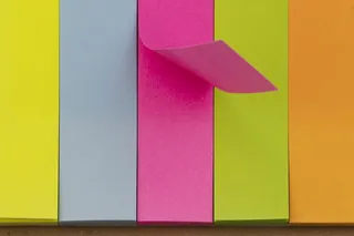 便笺纸、便笺、信息、纸、文字、情感、多色、黄色