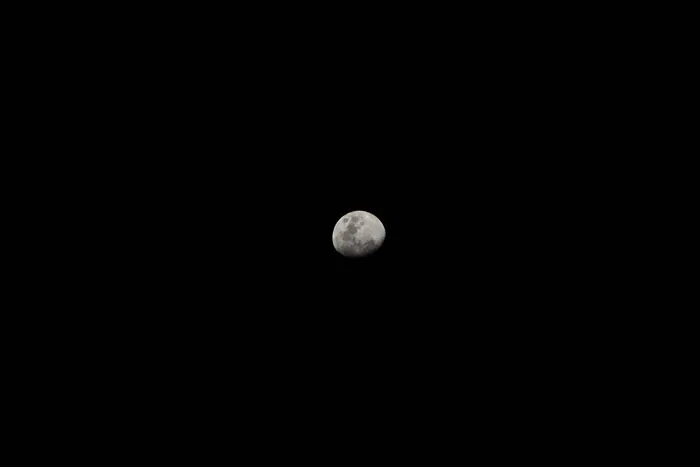 夜，太空，黑暗，黑色，天文学，黑白，新月，月亮