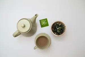 白茶具照片