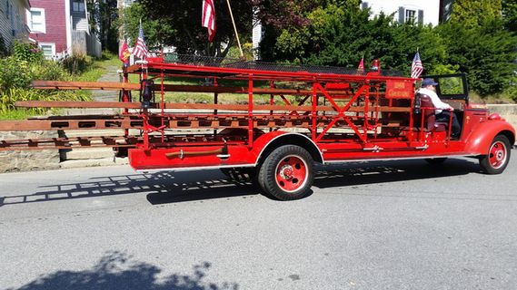 消防车、卡车、火灾、紧急情况、车辆、救援、消防员、运输