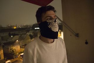 巴黎，法国，班达纳，夜晚，巴黎之夜，闲逛，伙计，骷髅头