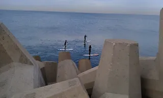 运动、丁坝、赛艇、极限、大海、日落、码头、水