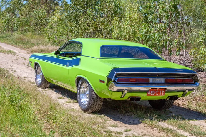 汽车，汽车，道奇挑战者，mopar，发动机，大排量v8，运输系统，老式汽车