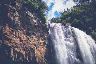 瀑布风景、自然、河流、户外、水、瀑布、悬崖、格拉马多