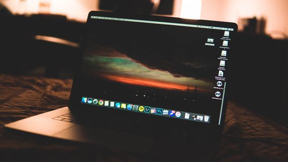 黑色、灰色、笔记本电脑、笔记本电脑、电脑、屏幕、macbook、显示器