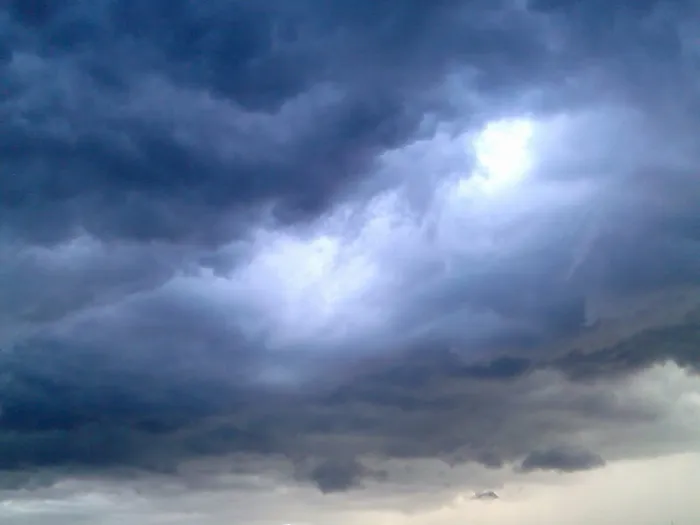 雨云，雨，云，天空，蓝色，云，雷雨，风暴云
