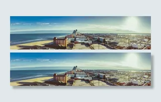 美国海洋城，格兰德酒店和水疗中心，宽阔，笔直，景观，水，木板路