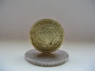 养老金pfennig，养老金马克，pfennig，通货膨胀，德意志帝国，现金和现金等价物，货币，旧