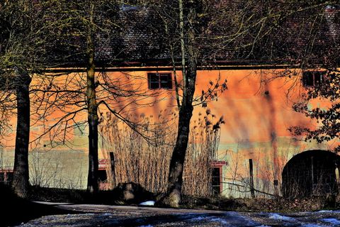 gut、house、hofstelle、建筑、建筑、自然、农场、神秘