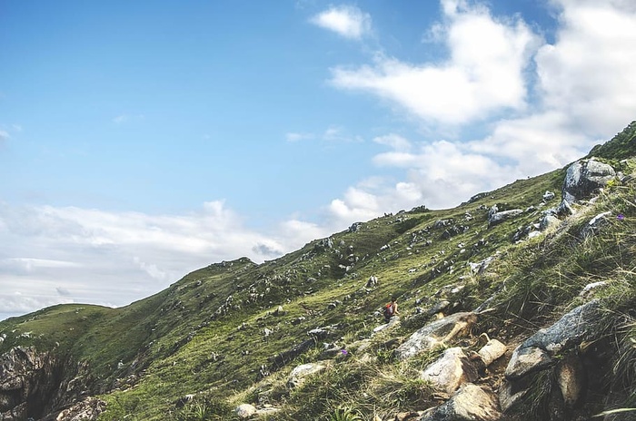 探险，徒步旅行，高山，岩石，落基山，自然，户外，风景