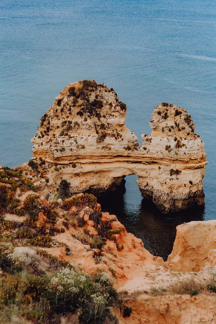 葡萄牙阿尔加维拉各斯的卡米洛海滩（Praia do Camilo）