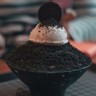 黑白饼干和奶油