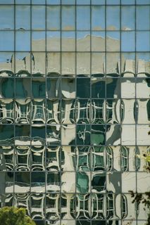 美国, 圣地亚哥, windows, 失真, 建设, 网格, 对称性, 城市