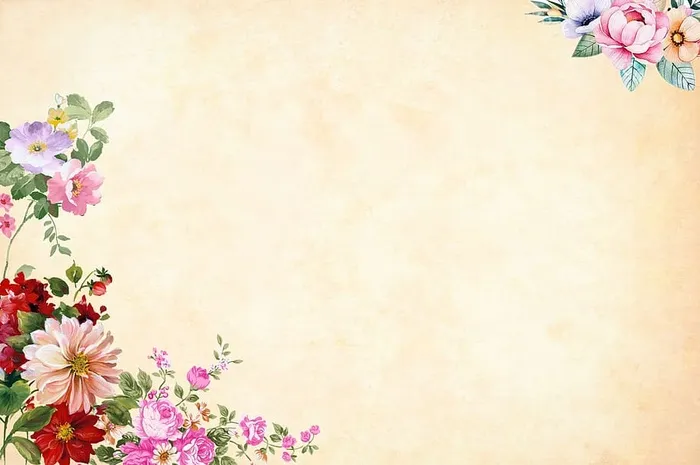 复古、花卉、背景、水彩画、花卉、边框、花园、框架
