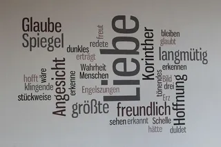 墙，爱，镜子，纹身，信仰，脸，谚语，文字