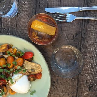 美国、巴尔的摩、汉普登、户外、鸡尾酒、burratta、奶酪、cosima